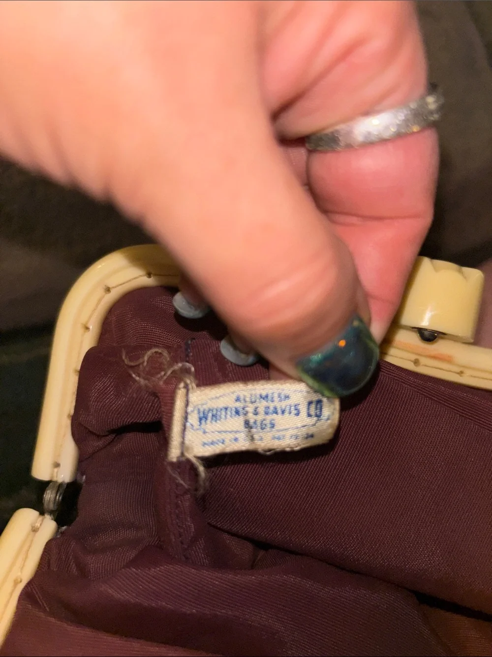 Vintage Whiting and Davis Alumesh Purse